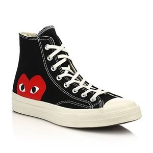Comme Des Garcon Converse High Top Sneakers